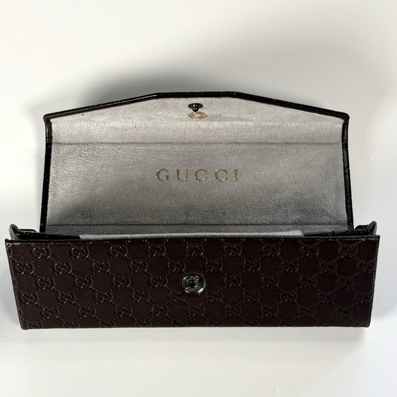 Gucci GG 3639 OXW Eyeglasses Frames Only Havana/Leather/Gold Buckle 53-16-135‎ - Picture 13 of 16